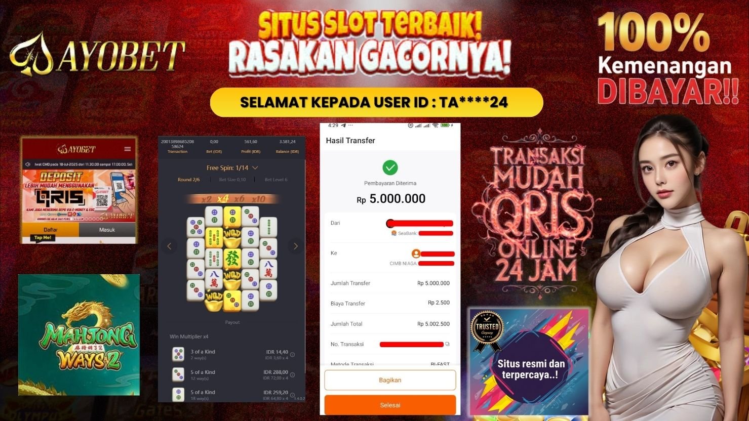 AYOBET JACKPOT SLOT MAHJONG WAYS 2